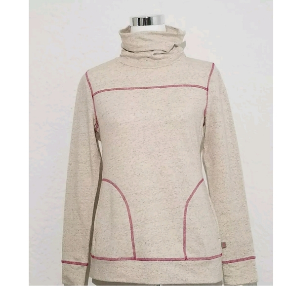 $79.00 NWT Talbots Active Sport Sweatshirt Pullove Top 58% Cotton Size Petite 0 - Picture 2 of 6